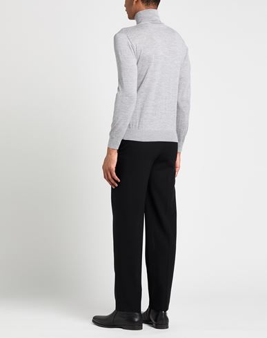 Man Turtleneck Grey Size 38 Virgin Wool