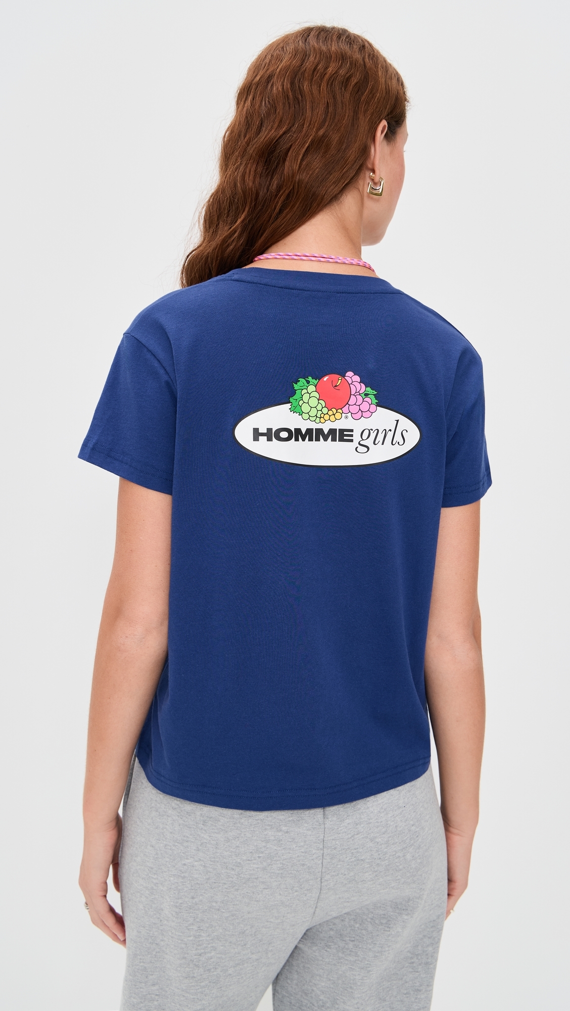 Homme Girls x Fruit of The Loom Classic Tee Navy