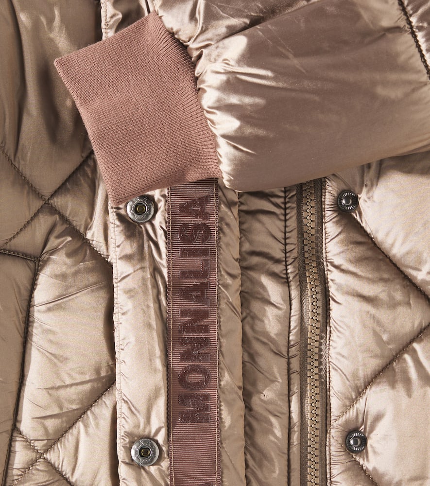 Monnalisa Quilted hooded coat