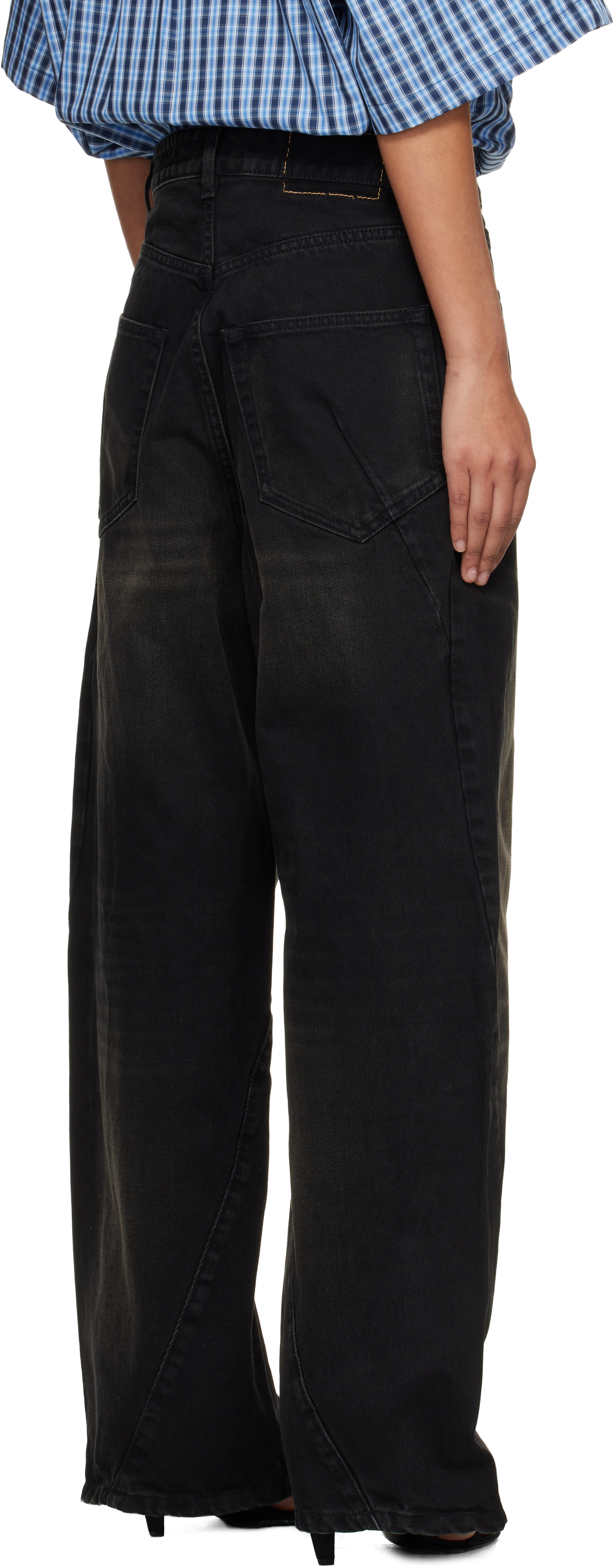 Black Spiral Jeans