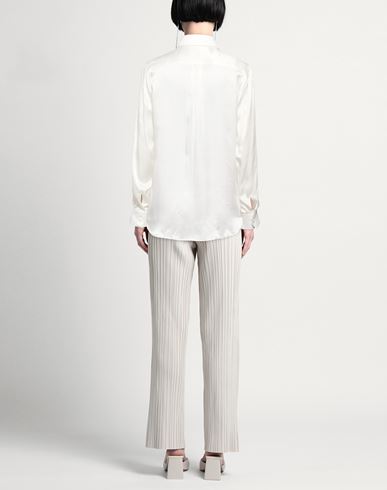 Woman Shirt White Size 6 Silk