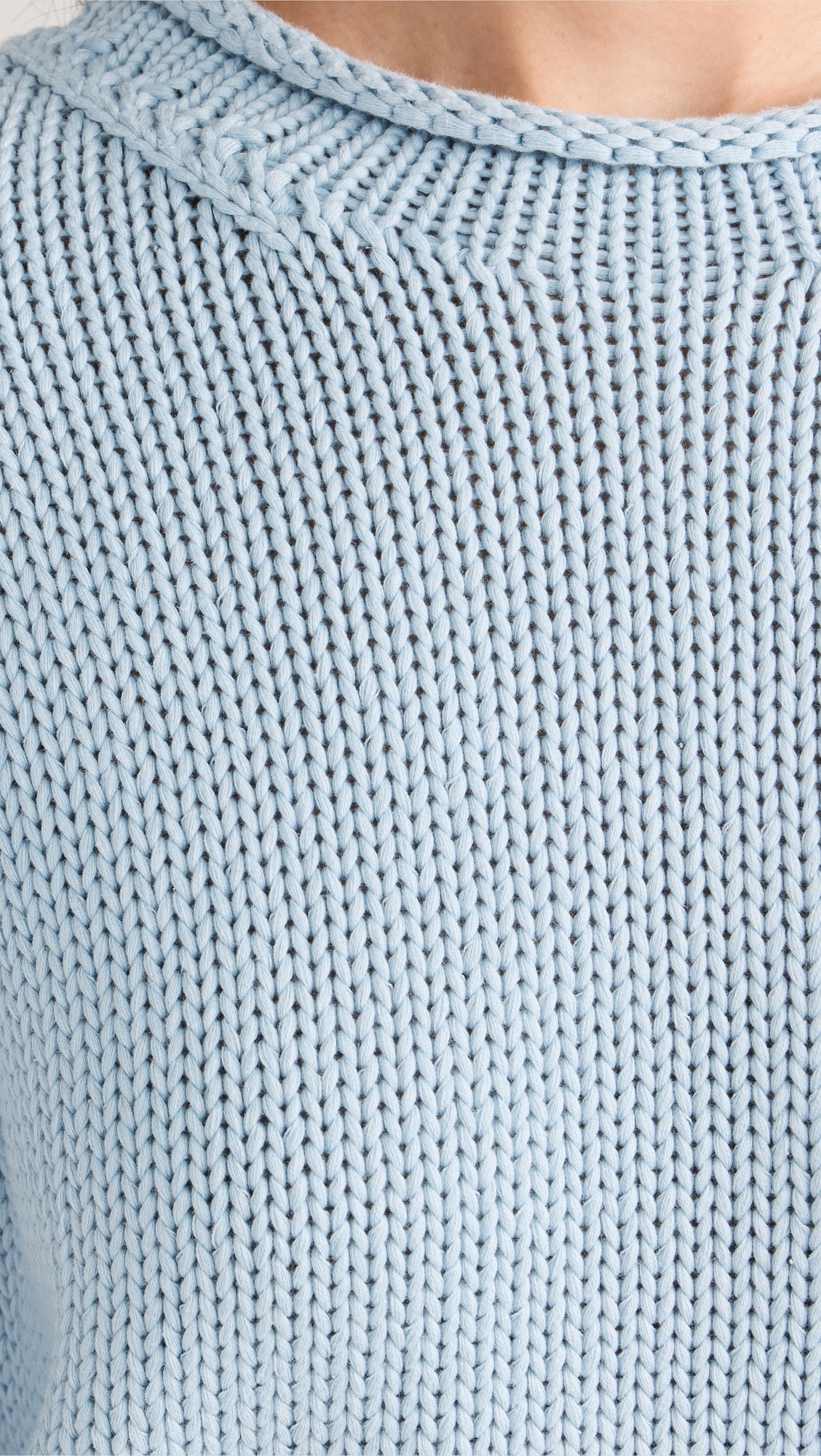 Solid Mini Marina Sweater Light Blue