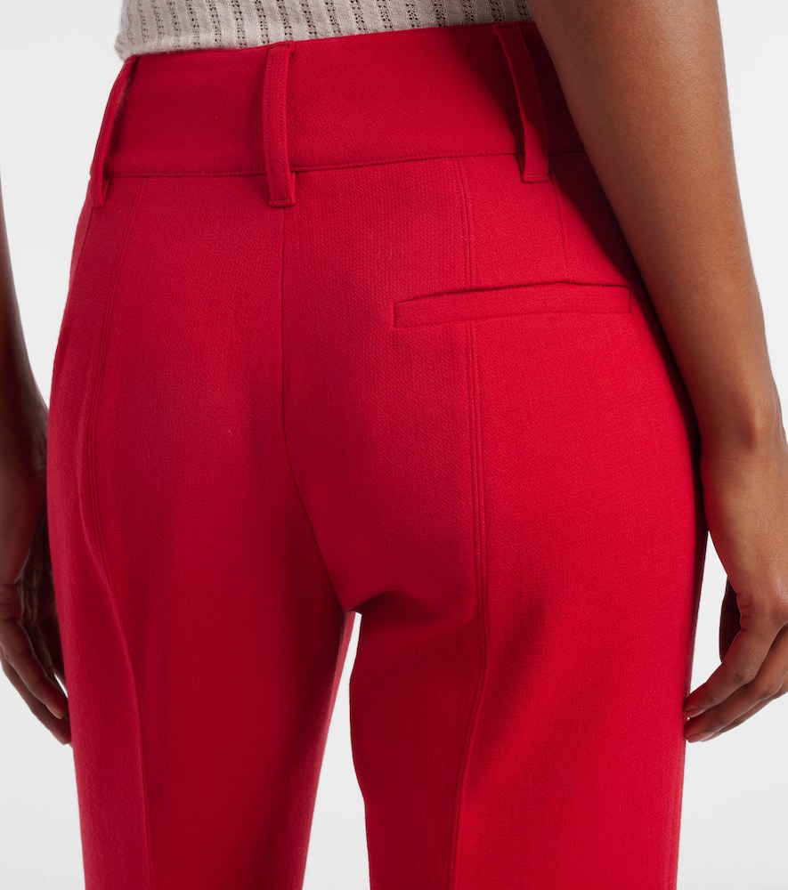 Rhein wool flared pants