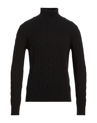 Man Turtleneck Black Size 40 Wool