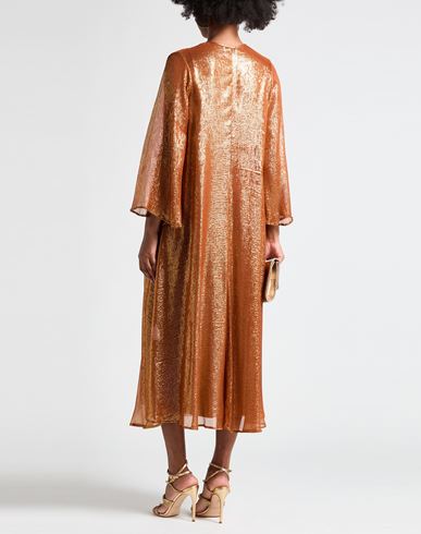 Forte_forte Woman Midi dress Tan Size 3 Polyamide