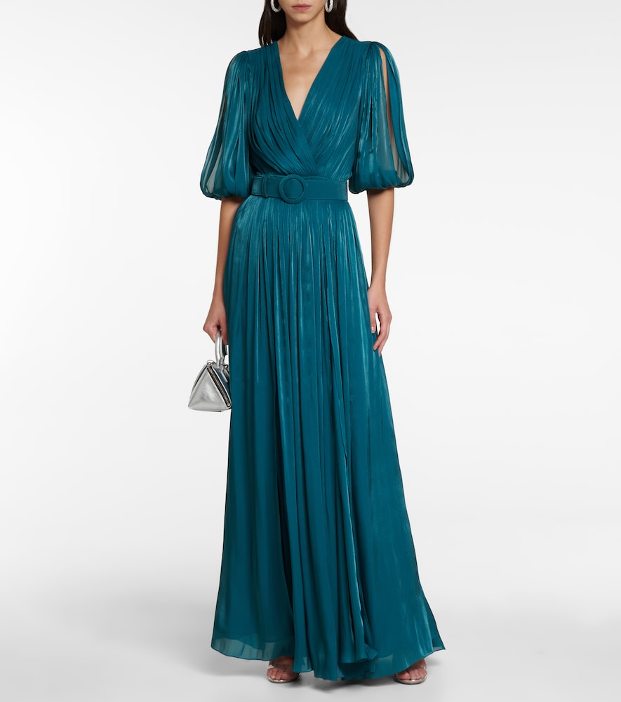 Exclusive to Mytheresa - Brennie iridescent georgette gown