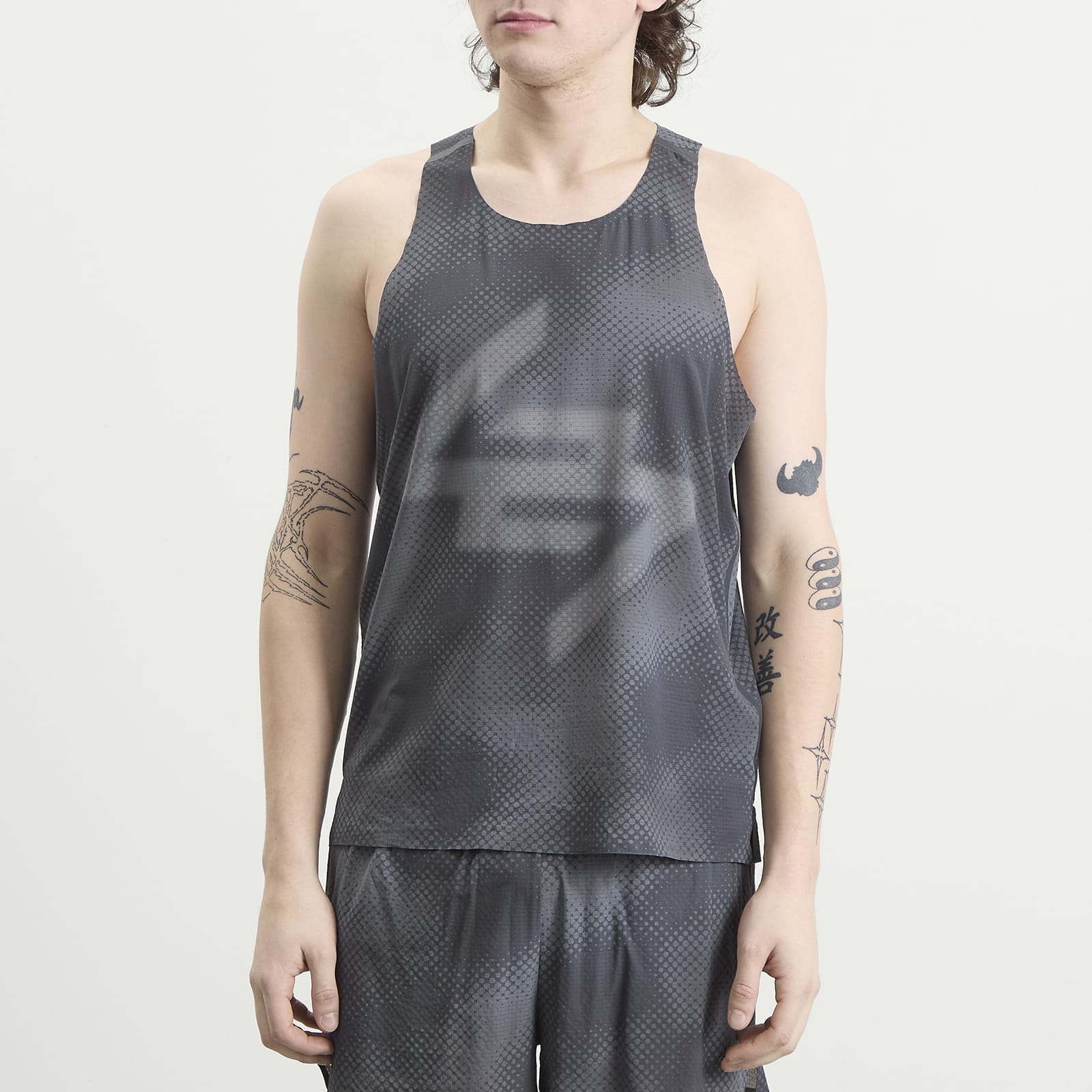 Men's Ultra Singlet Black Fade Out