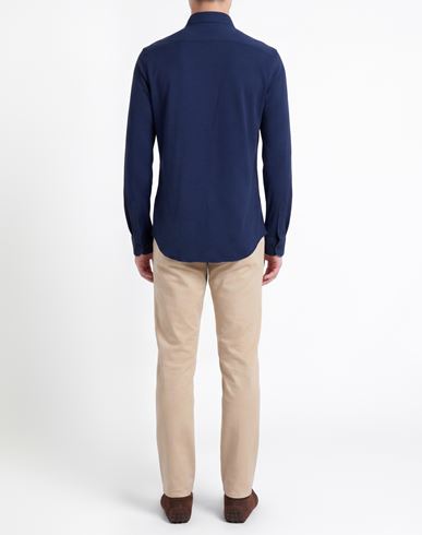 Man Shirt Midnight blue Size 15 ¾ Cotton, Cashmere