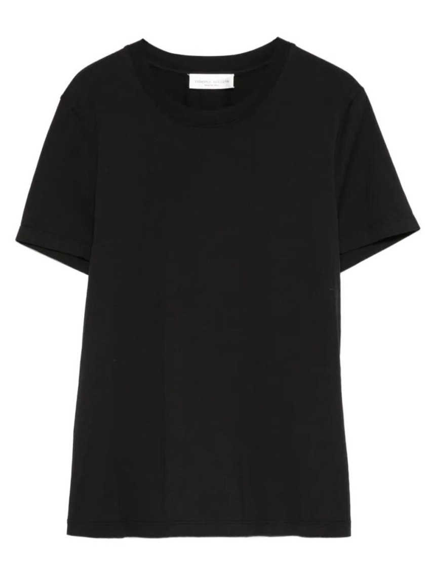 Black Crew Neck Short Sleeves T-Shirt