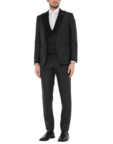 Man Suit Charcoal Size 42 Wool, Silk, Mohair wool, Elastane