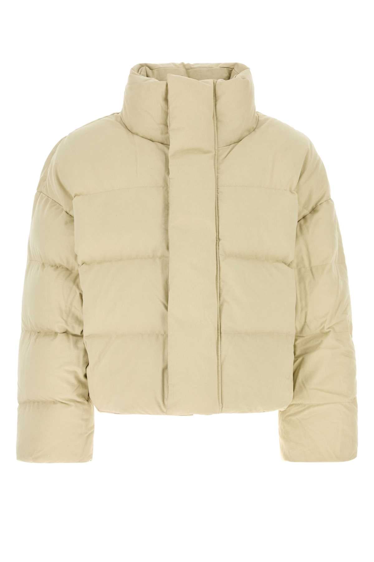 Puffer Down Jacket — Beige