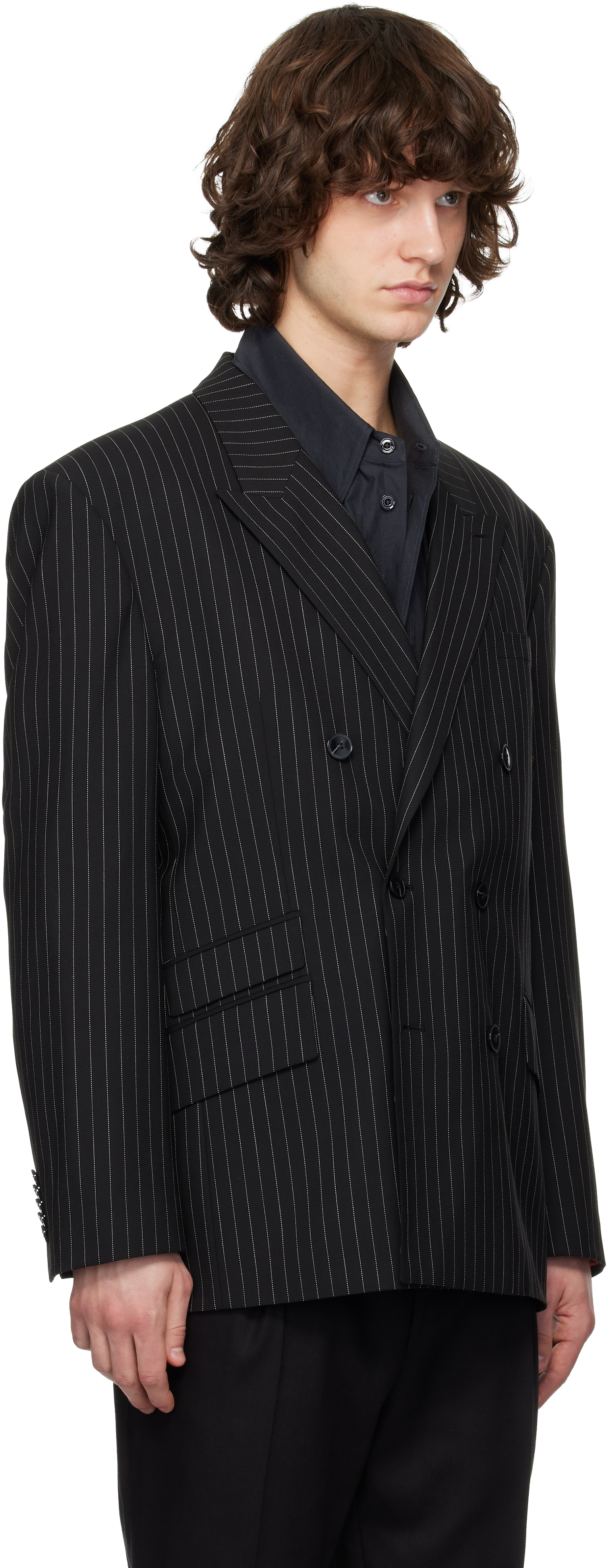 Black Oversized-Fit Blazer