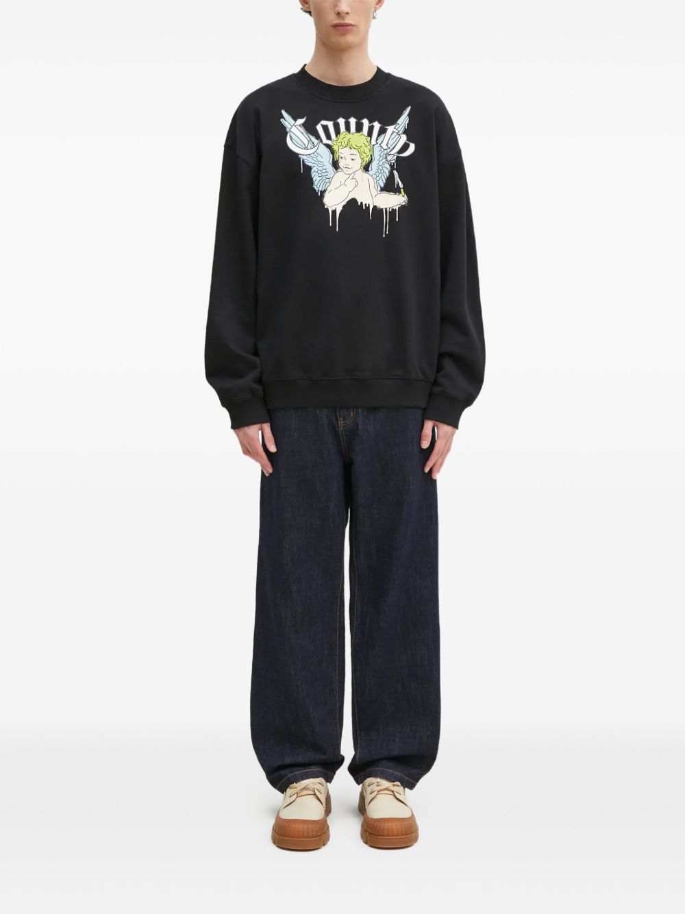 Astro embroidered-pockets jeans - Blue
