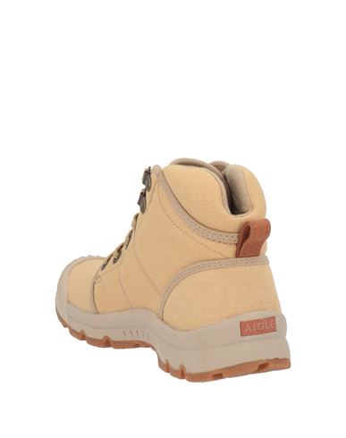 Woman Ankle boots Beige Size 6 Textile fibers
