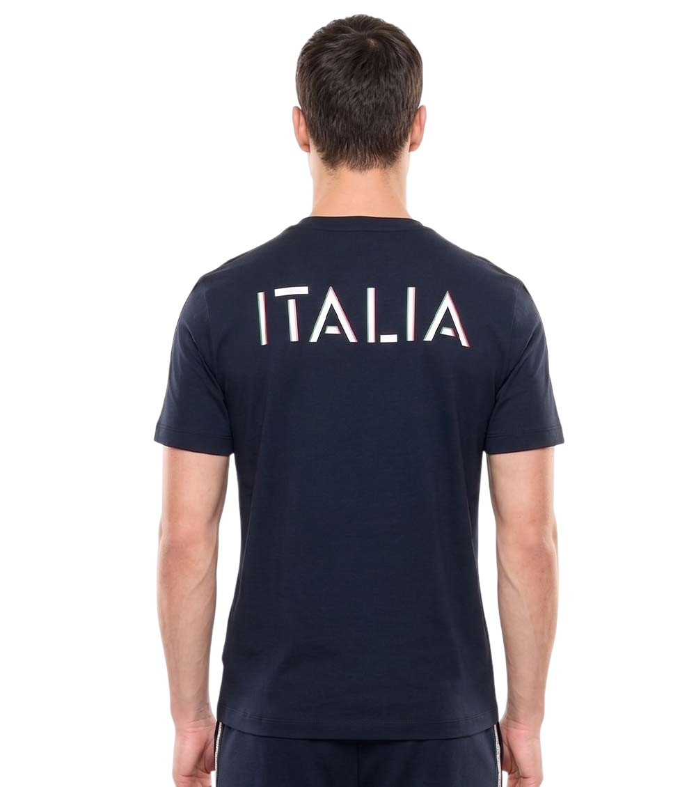 Blue Logo Crew Neck T-Shirt