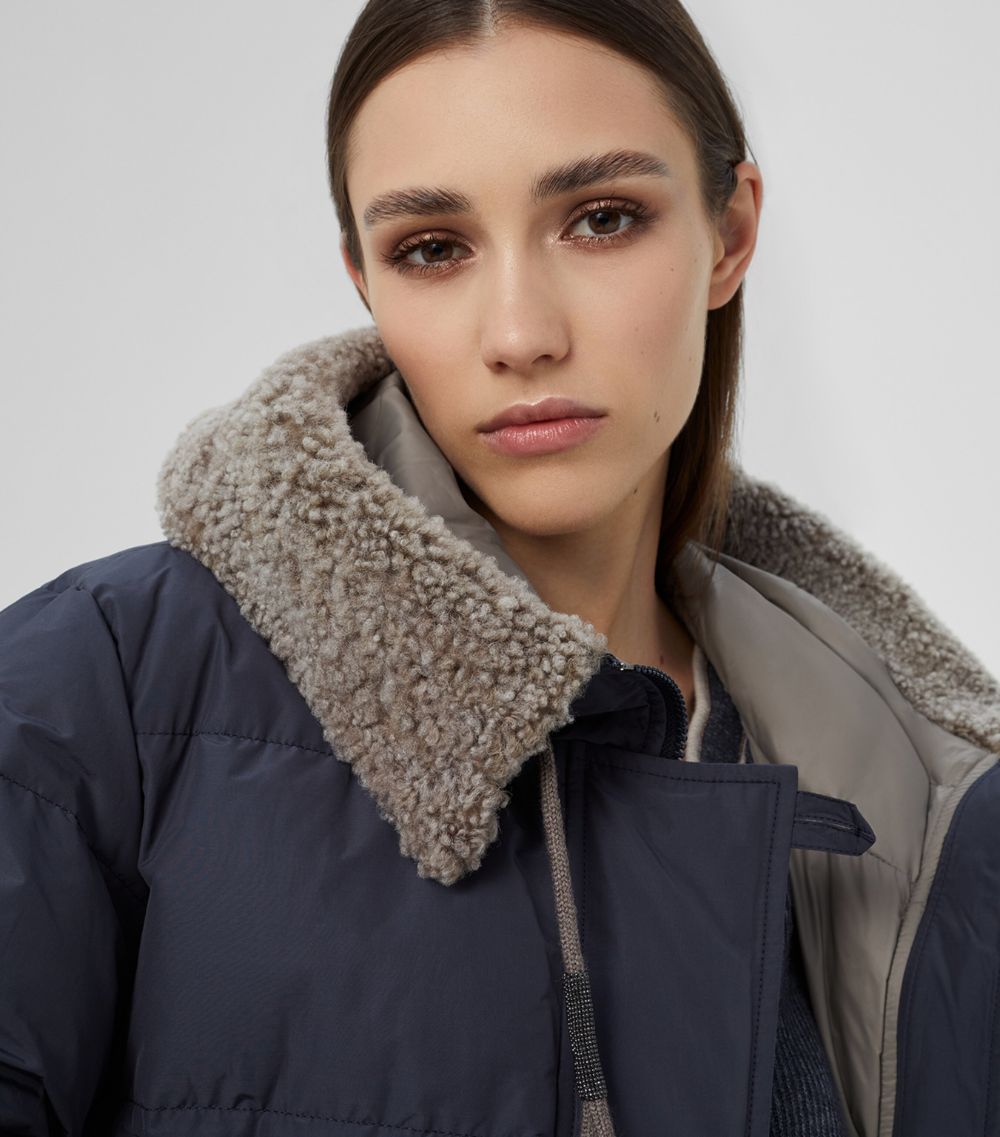 Taffeta Water-Resistant Down Jacket