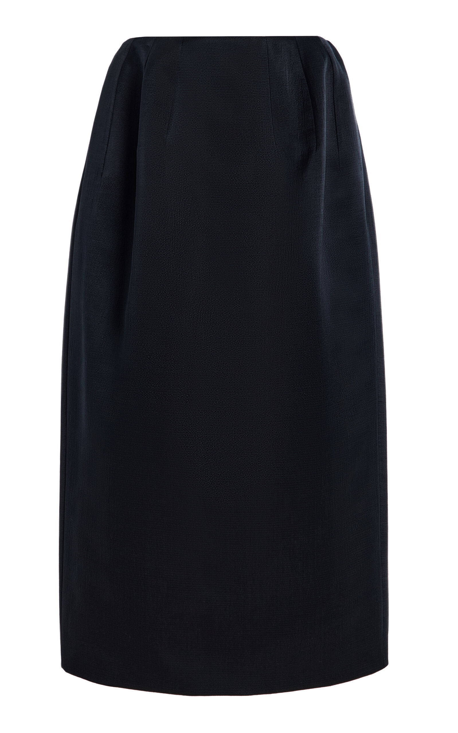 Gamin Wool-Silk Midi Skirt - Moda Operandi