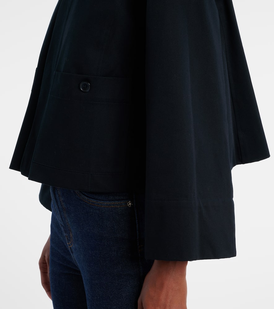 Small cotton trench jacket