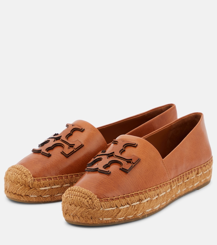 Ines leather platform espadrilles
