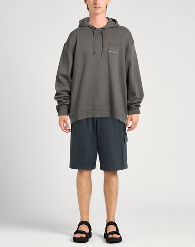Man Sweatshirt Grey Size XXL Cotton, Polyester, Elastane