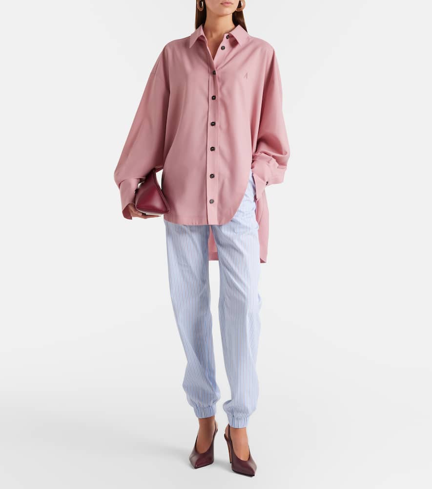 Diana asymmetric oversized shirt