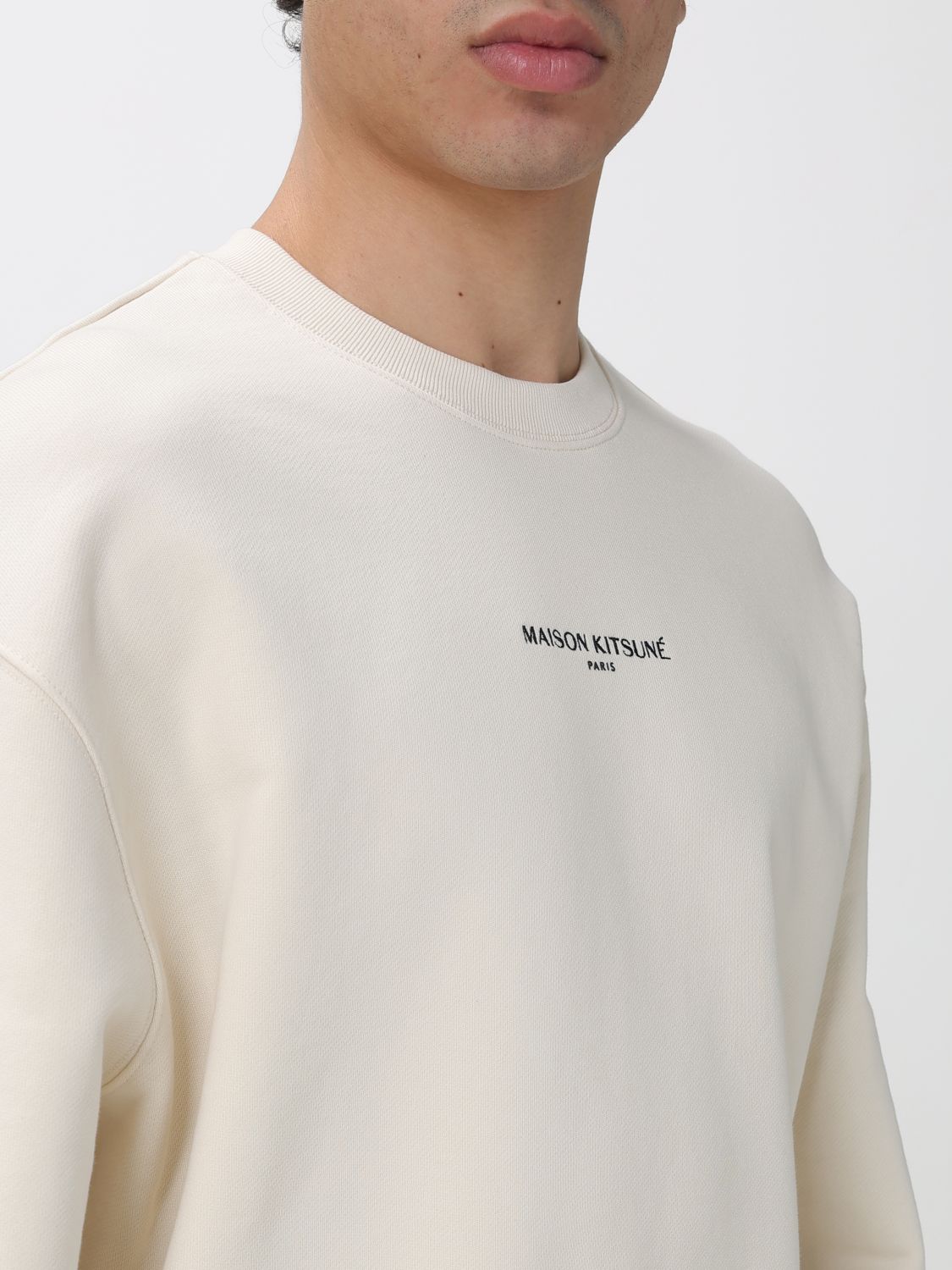 Sweatshirt MAISON KITSUNÉ Men color Beige