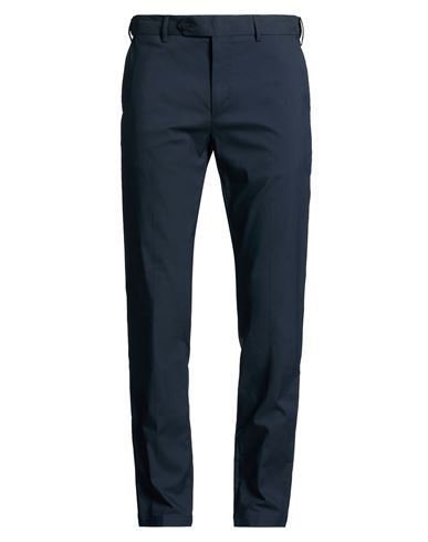 Man Pants Navy Size 32 Cotton, Elastane