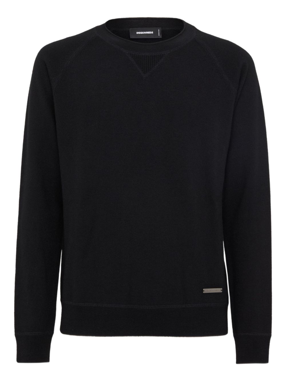Fine-knit jumper - Black