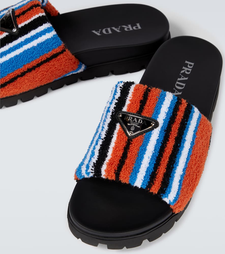 Prada Furry slides