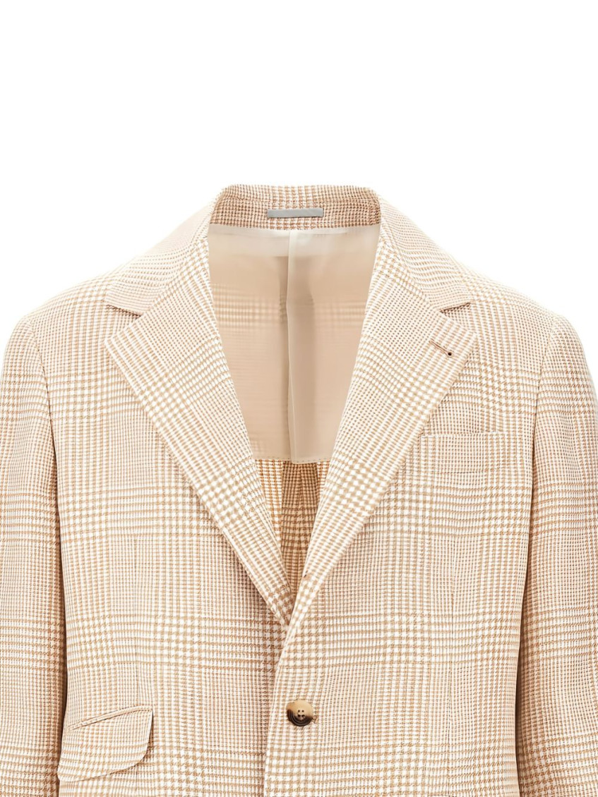 Brunello Cucinelli Suit-Type Linen Jacket