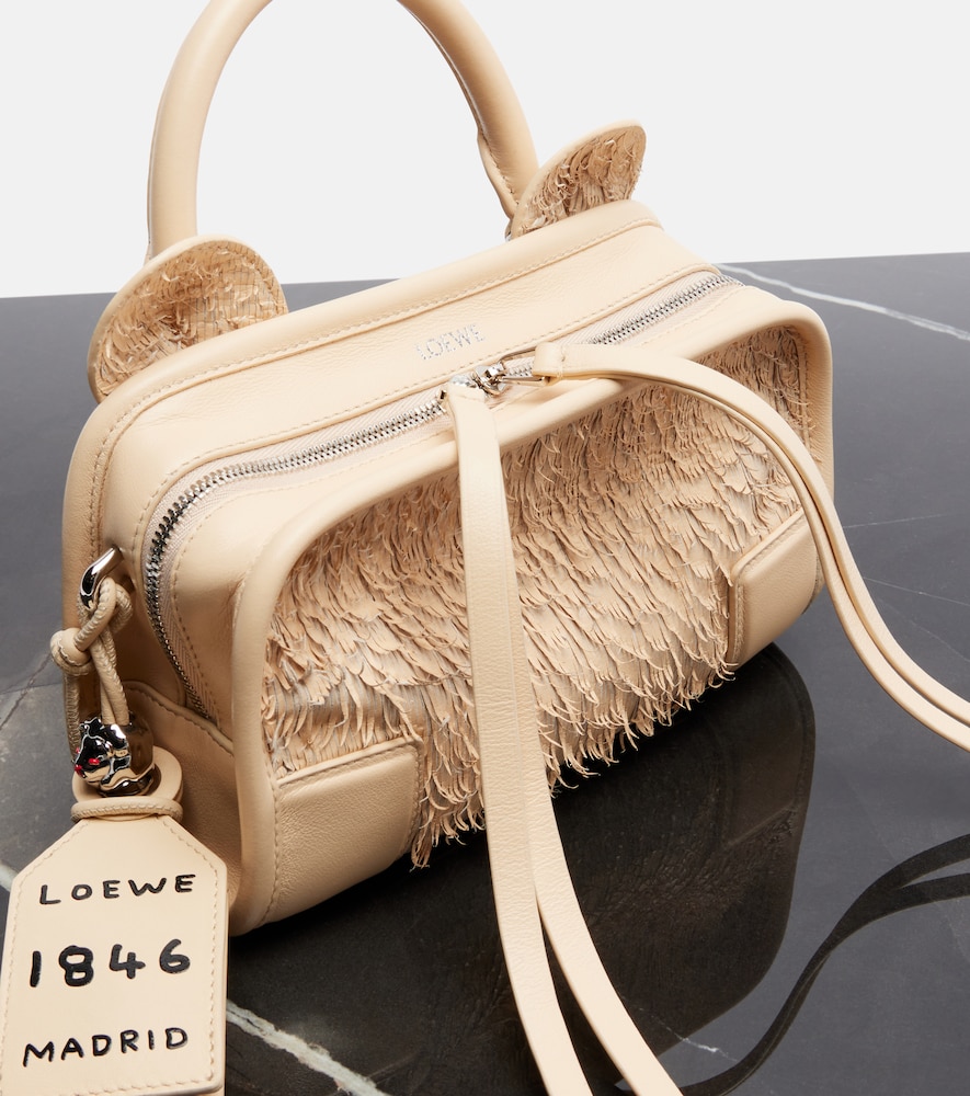 Amazona 180 Lion Fringed Cut Mini tote bag