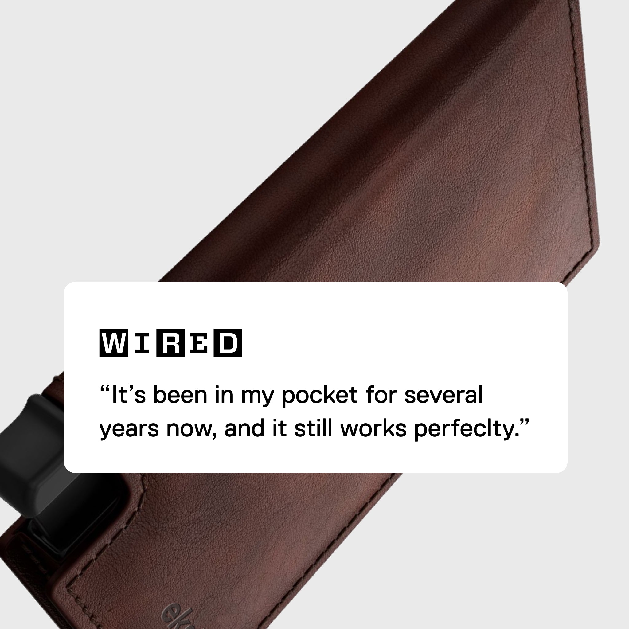 Men's Wallet - Smiley x Ekster Premium Slim Men's Wallet Trackable Wallet Leather Smart Wallet RFID Blocking