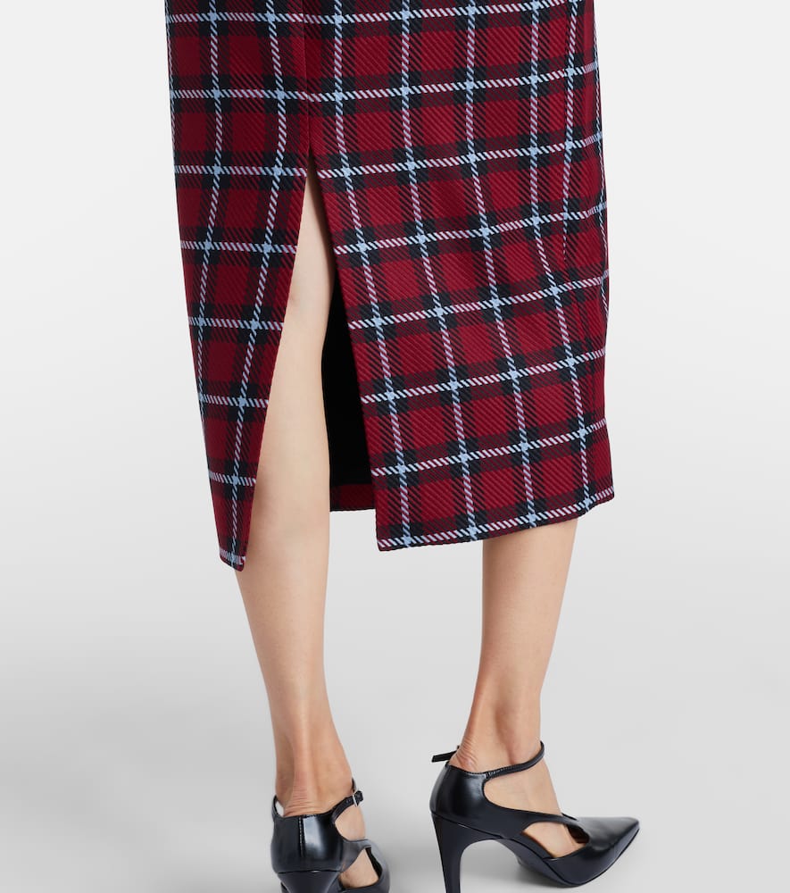 Valletta wool-blend midi dress