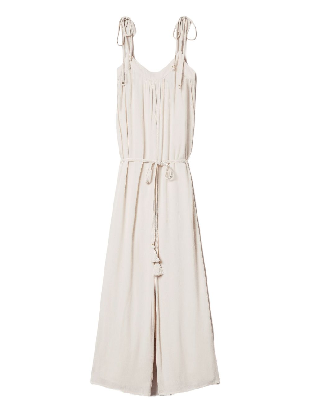 TWINSET tie-detail jumpsuit - Neutrals