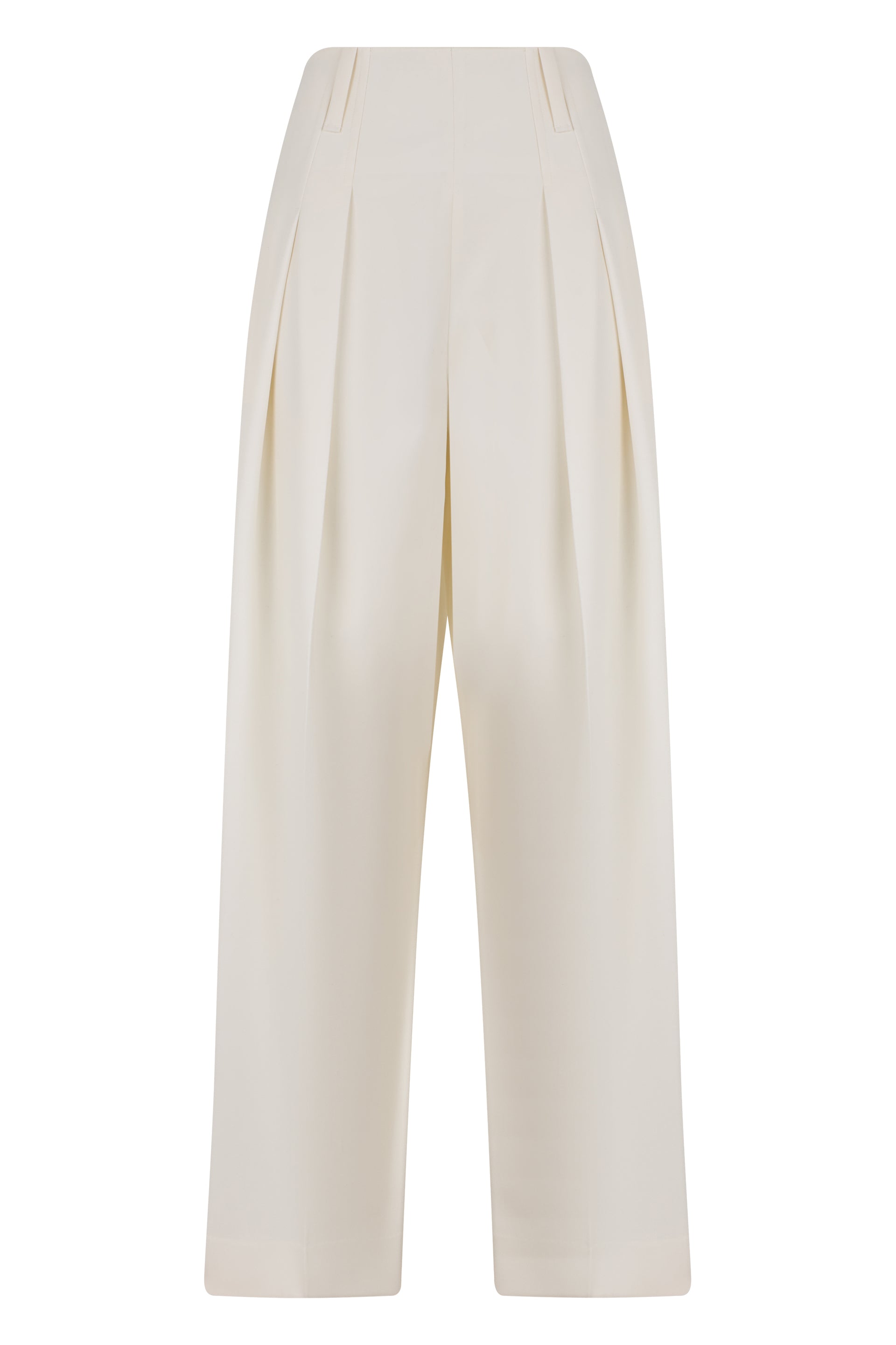 Loose Trousers with Pleats