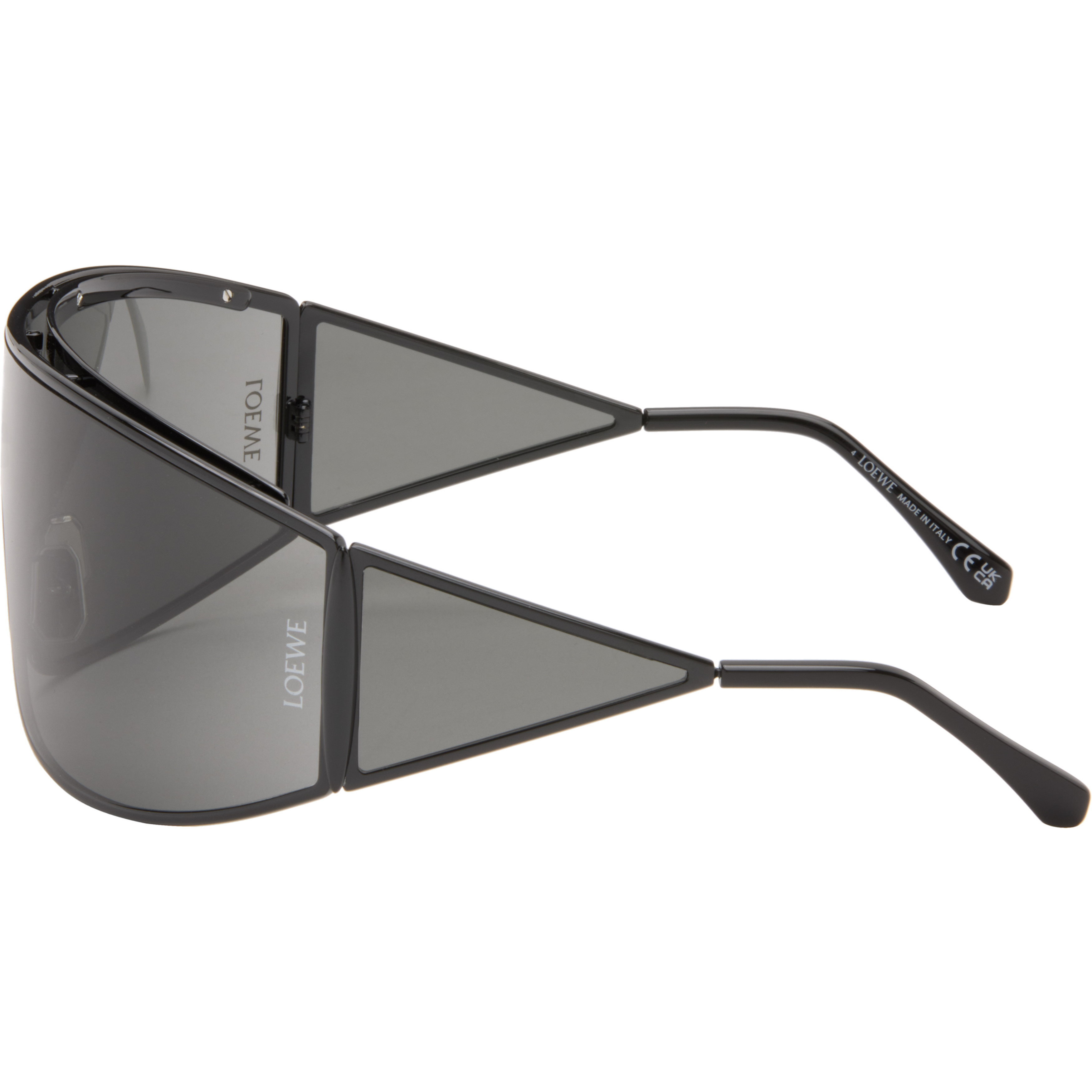 Black Speed Shield Sunglasses
