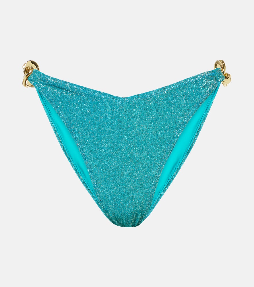 Chain-detail bikini bottoms