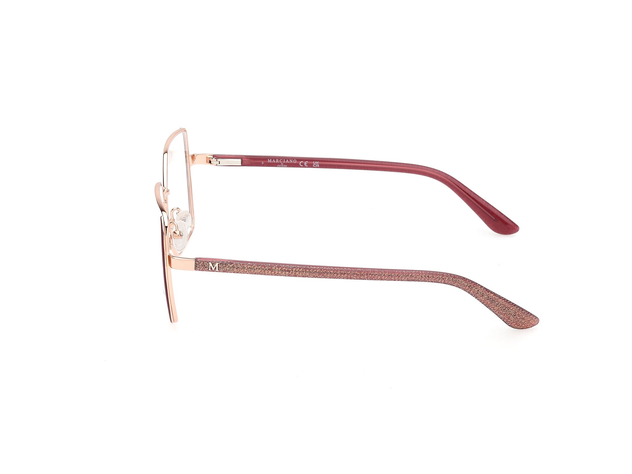 Guess by Marciano Woman Guess by Marciano GM50014 071 Optical frames Metal Bordeaux Squared Norma