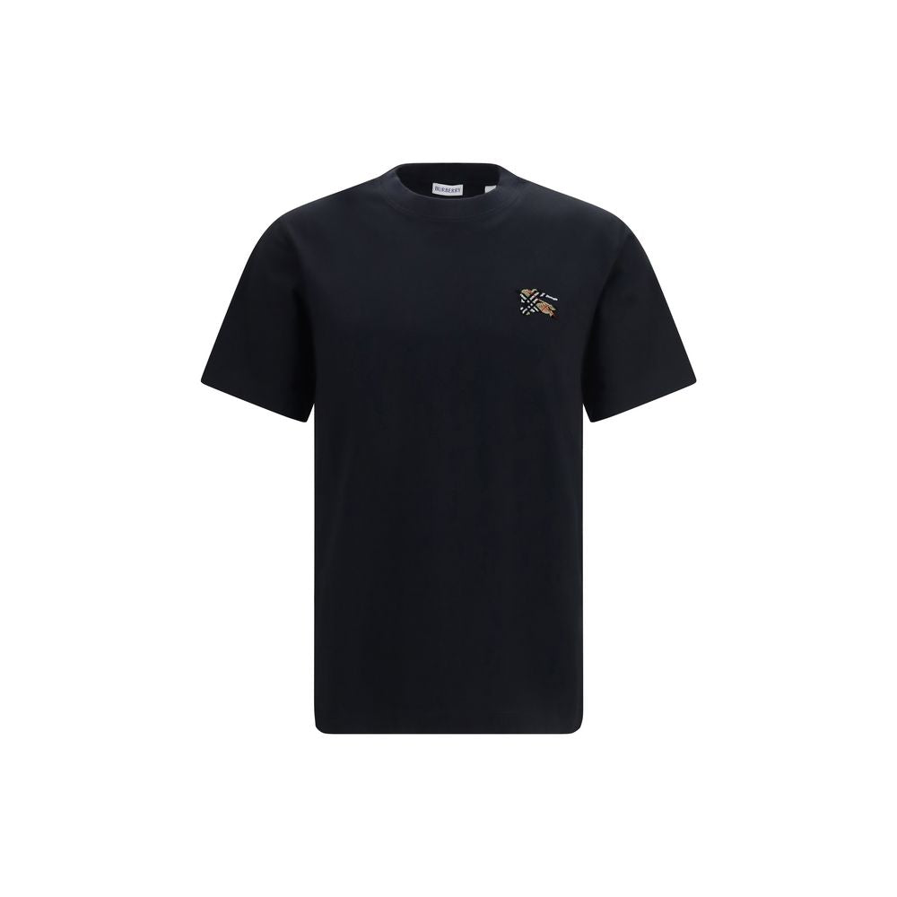 Check T-Shirt — Black