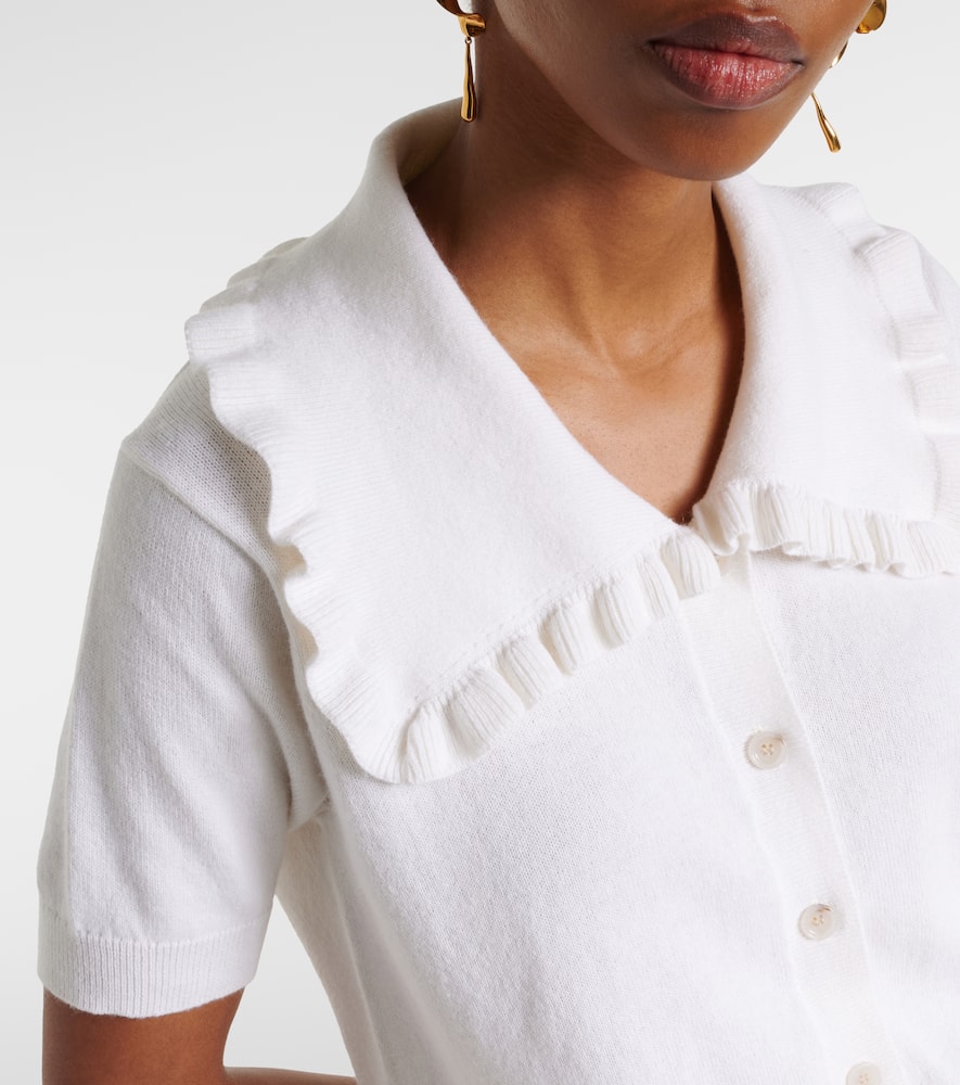 Cotton and cashmere cardigan