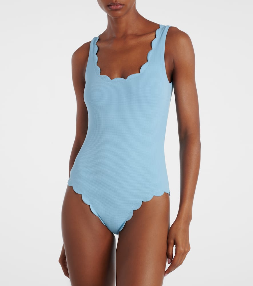 Palm Springs scalloped swimsuit
