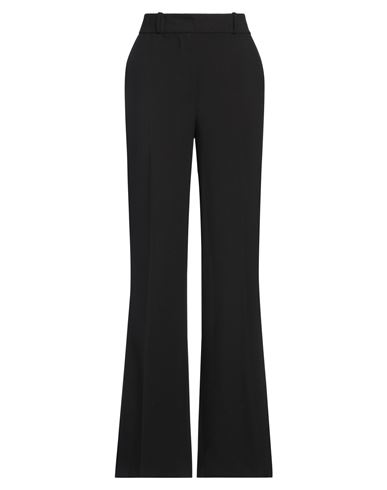 Woman Pants Black Size 4 Recycled polyester, Polyester, Viscose, Elastane