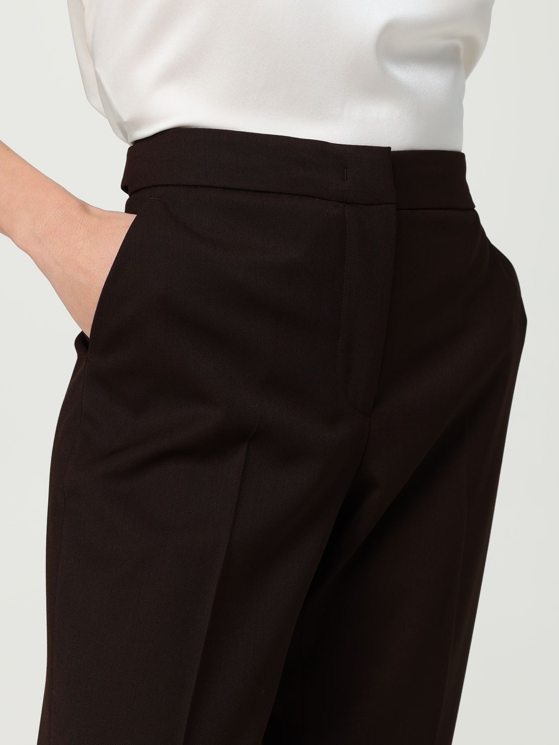 Pants Woman color Brown