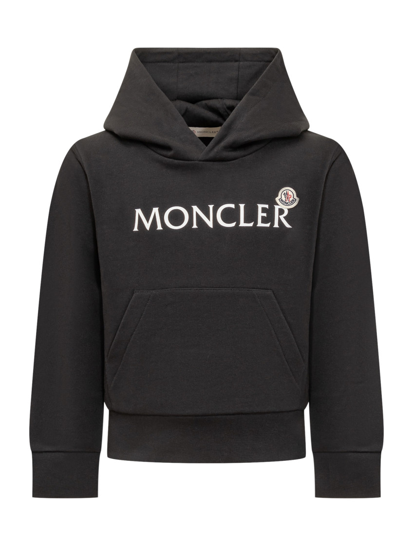 Kids Black Logo Hoodie