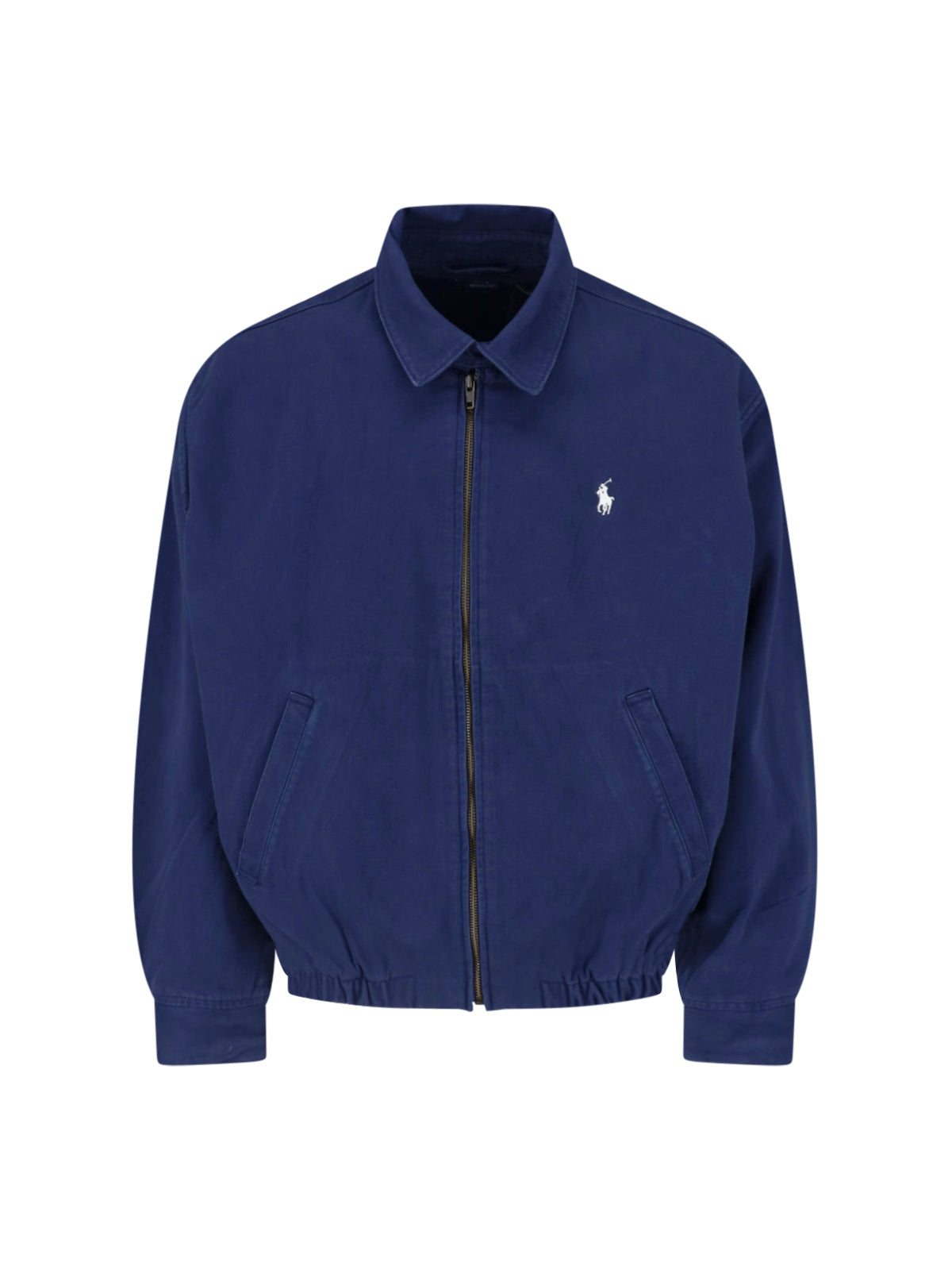 Men's 100% Cotton Polo-Style Jacket