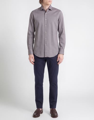 Man Shirt Grey Size 16 ½ Cotton