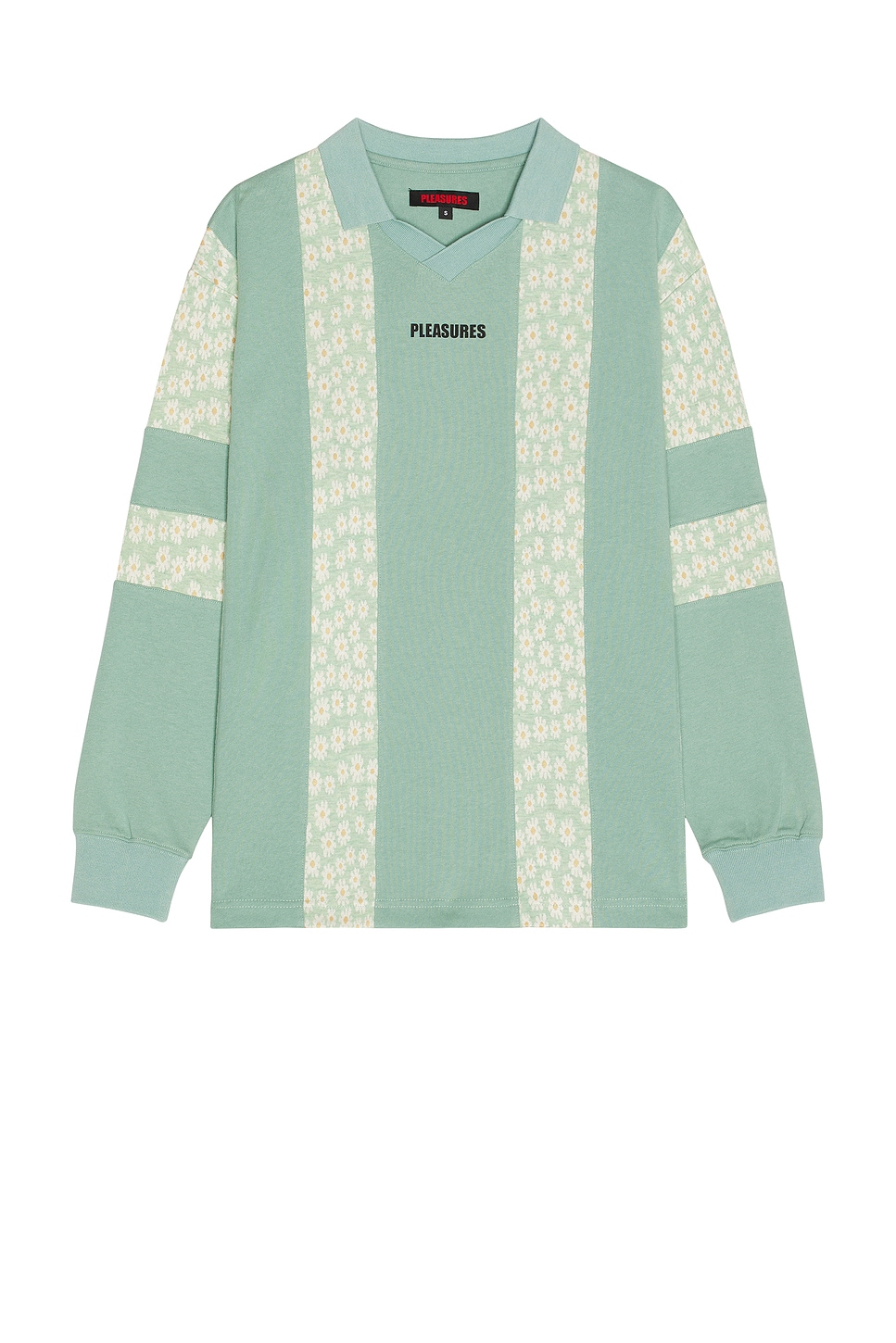 Pleasures Sounds Rugby Polo in Matcha - Green. M also in