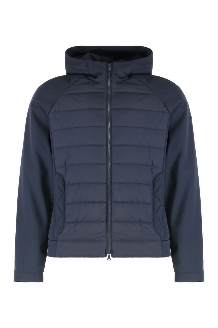 Technical Fabric Hooded Jacket