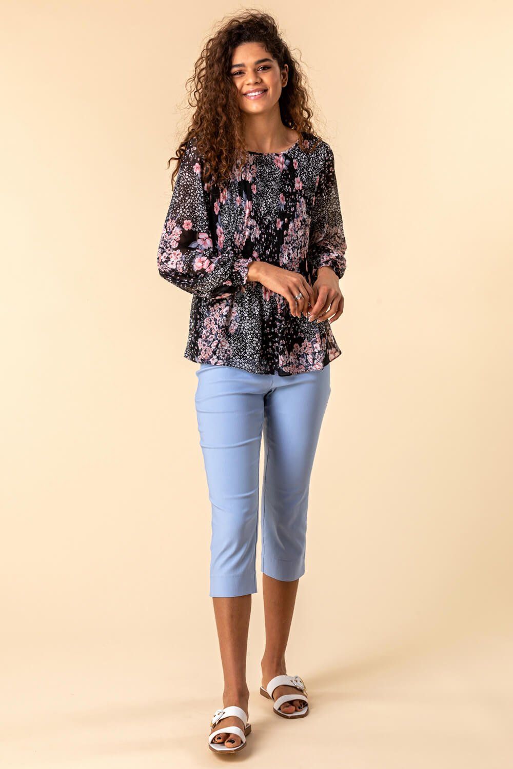 Cropped Stretch Trouser Capri Summer Leggings 3/4 Pedal Pushers