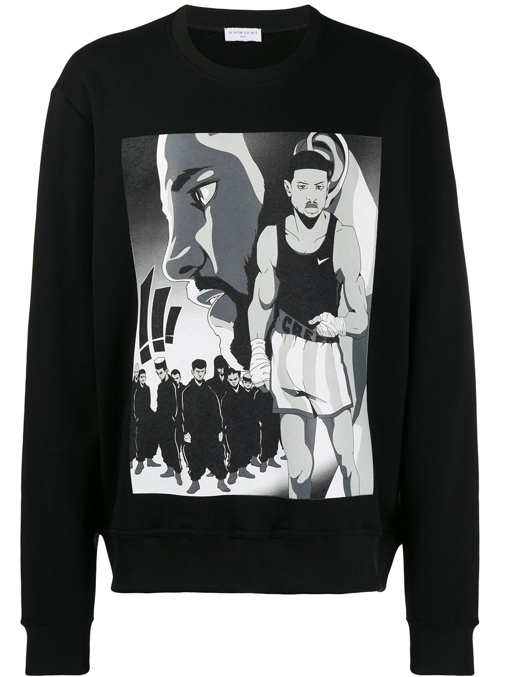 Creed print sweatshirt - Black